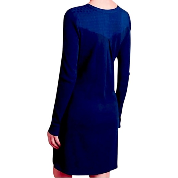 $118 Anthropologie Thermal Chemise / Dress XSmall 0 2 Navy Blue Comfy Soft Modal - Picture 7 of 16